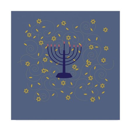 Art Licensing Studio 'Hanukkah 5' Canvas Art,35x35